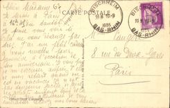 CPA Strasbourg the Pasteur monument and the university