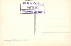 CPA Strasbourg Platform of the cathedral