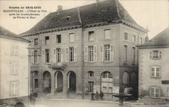 CPA Badonwiller the town hall after the bombardments of February and March