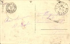 CPA Mont Saint Odile gesehen in Richtung zum Kloster