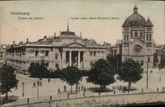 CPA Strasbourg Law courts Pierre Catholic church the Young person