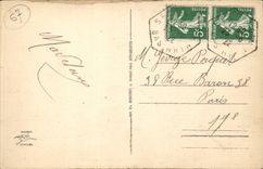 CPA Strasbourg Palais of the emperor Places Republic