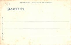 CPA Strasbourg Astronomische Uhr im Munster Clock Clock