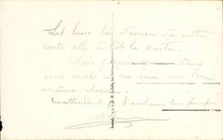 CPA Fantasy Flowers Small post office of the Militaria face