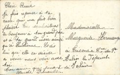 CPA Phantasie bluht Freundschaft