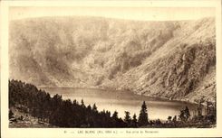 CPA white Lake Seen from of the restaurant