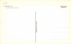 CPA Strasbourg Kleber Monument