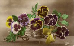 CPA Phantasie-Blumen