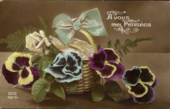 CPA Phantasie-Blumen