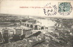 CPA Toulouse Vue generale sur la Garonne