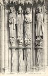 CPA Cathedral of Chartres Detail of the southern gate