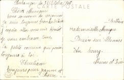 CPA Phantasie-Blume Rose