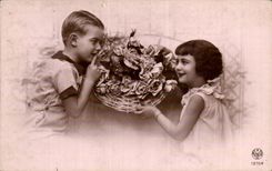 CPA Phantasie-Kinder