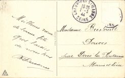 CPA Phantasie-Blumen Rose Bonne feiert