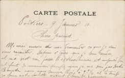 CPA Fantaisie Bonne annee 1910 1909 Cygne Swan