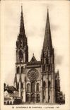 Chartres CPA Cathedral the frontage