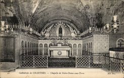 Chartres CPA Cathedral Vault of Notre Dame under ground