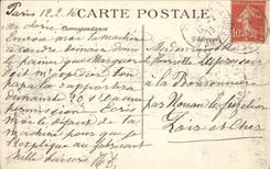 CPA zeppelins on Paris odious Crimes of the pirates boches the house of the Bidault sergeant