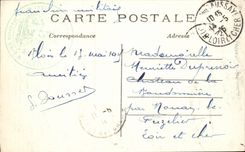 CPA the bridge of Trilport a German car which in the night wanted to cross this bridge