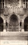 CPA Chartres Cathedral southern Gate