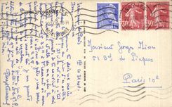 CPA Chartres Museum der Skulptur comparee Dekoration des Tympanum eines Fensters von einem Haus von 13