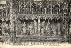 CPA Chartres Kathedrale-Fragment der Umdrehung des Chors