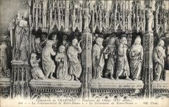 CPA Chartres Kathedrale-Umfang des Chor trepassement von Notre Dame