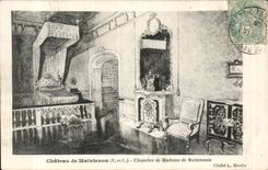 CPA Schloss des Maintenon Raumes der gnadiger Frau de Maintenon