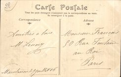 CPA Schloss Maintenon der sudlichsten Front