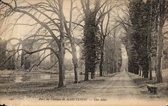 CPA Schloss von Maintenon eine Gasse