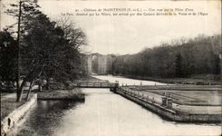 CPA Schloss von Maintenon ein Anblick auf dem Wasserteil