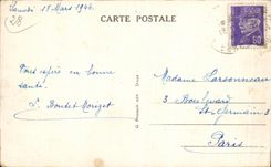 CPA Schloss von Maintenon ein Anblick auf dem Wasserteil