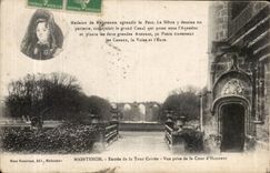 CPA Schloss des Maintenon Eingangs des quadratischen Aufsatzes gesehen vom Haupthof