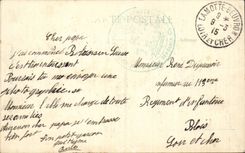 CPA Bombardment of Reims the cathedral on fire