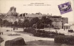 CPA Saint Malo die Ansicht vertreten vom Schloss