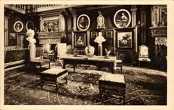 CPA Angerville Bailleul the large living room