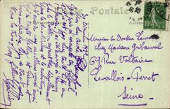 CPA Rouen the place and Statue of the Virgin