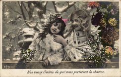 CPA Phantasie-Kinder