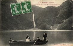 CPA Luchon Lake Oo Embarkation on the lake