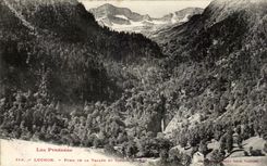 CPA Luchon Depths of the valley and circus of the Lily