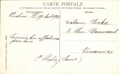 CPA Luchon Cascades of the Parisian one