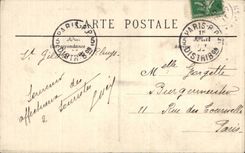 CPA Fantasy In Brittany closed Beds and cradles Folklore Costume