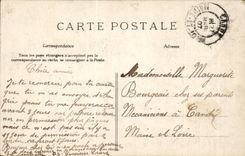 CPA Fantasy In Brittany closed Beds and cradles Folklore Costume