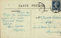 CPA Fantasy In Brittany closed Beds and cradles Folklore Costume