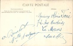 CPA Fantasy In Brittany closed Beds and cradles Folklore Costume