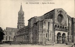 CPA Toulouse Eglise St Sernin