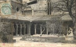 CPA Toulouse Cloitre du musee Vue exterieure