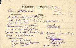 Betten Folklore-Kostum Bretagne-CPA geschlossenes