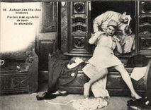 Brittany CPA closed beds Folklore Costume Sometimes very pleasant to hold the candle