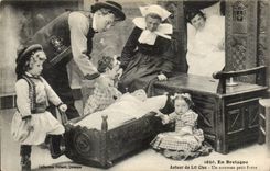 Brittany CPA closed beds Folklore the evening with the farm a new little brother